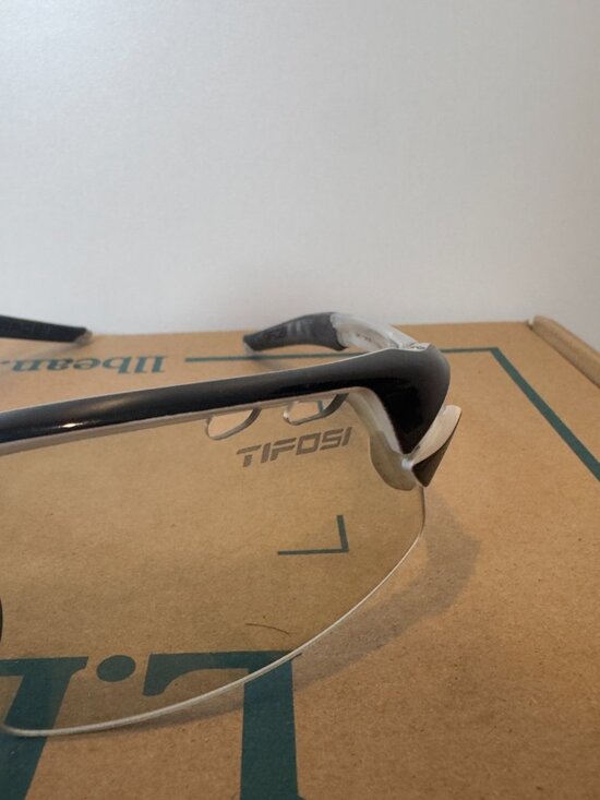 Tifosi Crit Fototec Cycling Glasses Crystal Black Clear Lens Sports Sunglasses main image 7